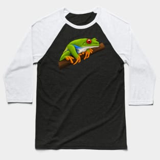 Red Eyed Tree Frog Baseball T-Shirt
